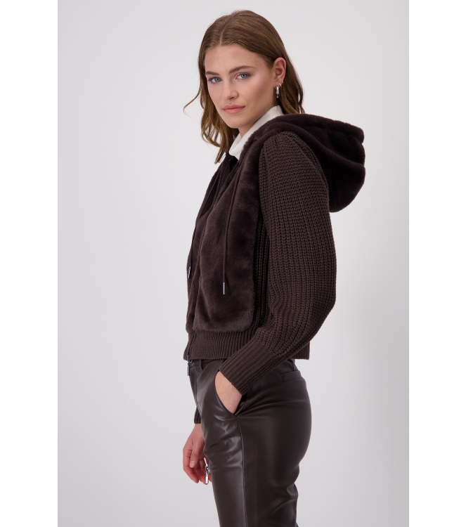 Monari Strickjacke Espresso