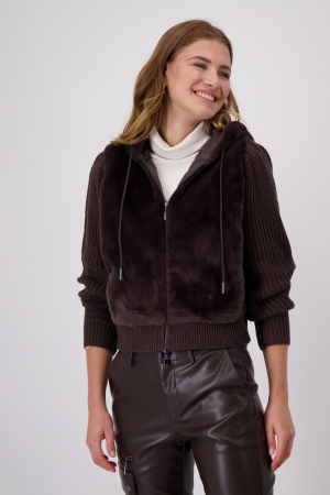 Monari Strickjacke Espresso