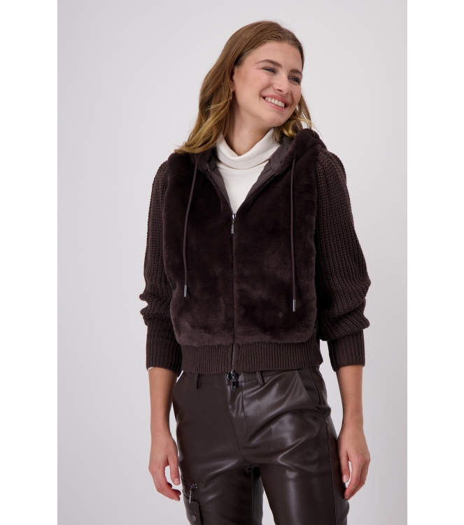Monari Strickjacke Espresso