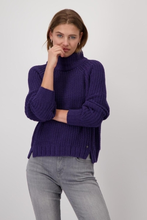 Monari Pullover 426 Dark purple