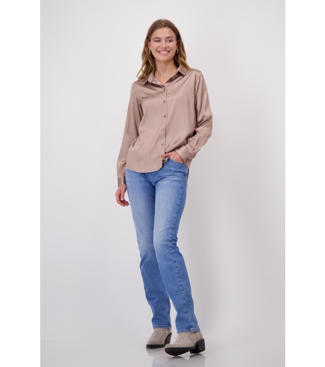 Monari Bluse 553 Milk chocolate gem