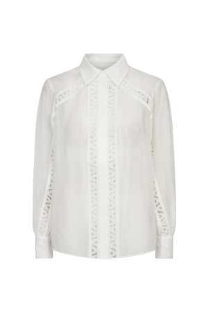 Copenhagen Muse Shirt with lace band Jet Stream