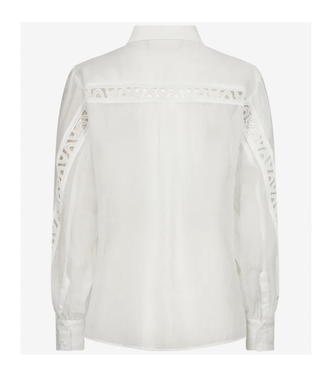Copenhagen Muse Shirt with lace band Jet Stream