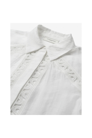 Copenhagen Muse Shirt with lace band Jet Stream