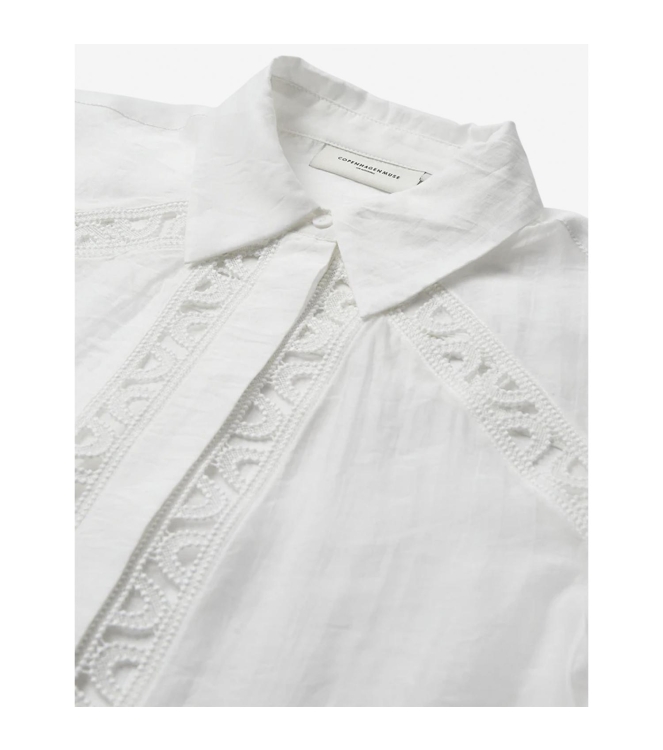 Copenhagen Muse Shirt with lace band Jet Stream