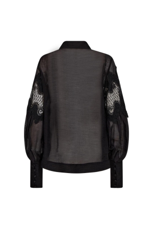 Copenhagen Muse Shirt w lace Black