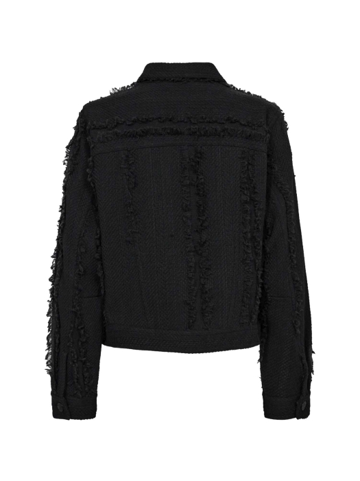 Copenhagen Muse Bucle jacket w pocket Black