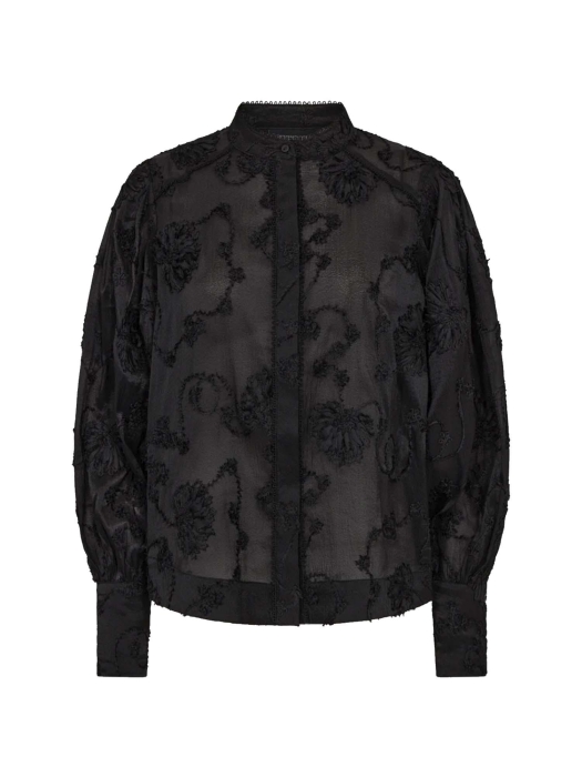 Copenhagen Muse Shirt with lace Black