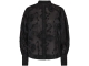 Copenhagen Muse Shirt with lace Black