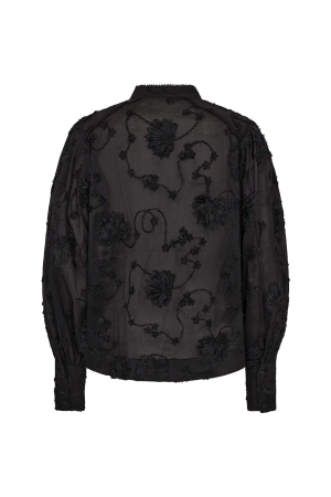 Copenhagen Muse Shirt with lace Black