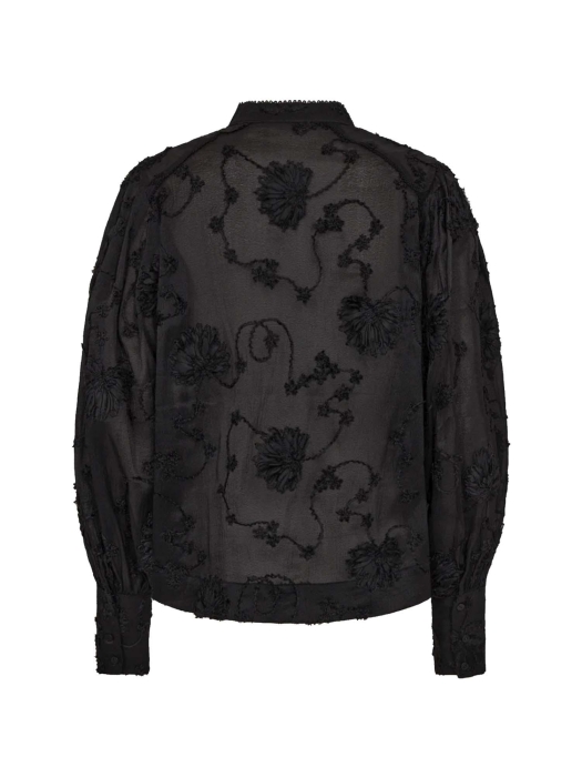 Copenhagen Muse Shirt with lace Black