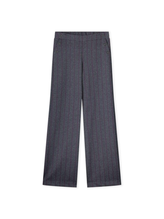 Kyra trousers herringbone 430 deep blue