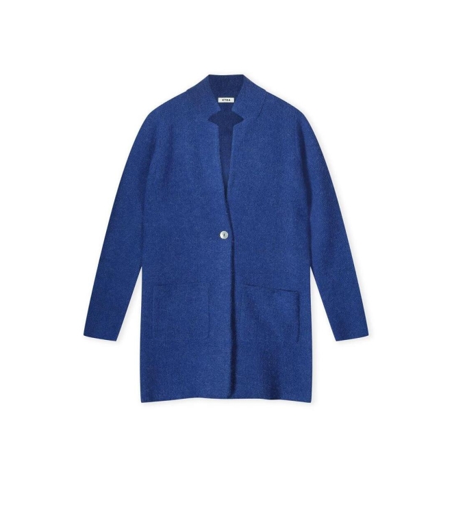 Kyra midi wool blend cardigan 431 royal blue