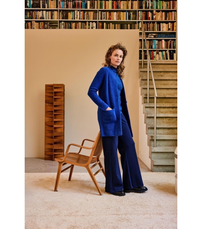Kyra midi wool blend cardigan 431 royal blue