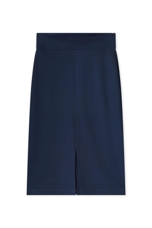 Kyra midi skirt slit 430 deep blue