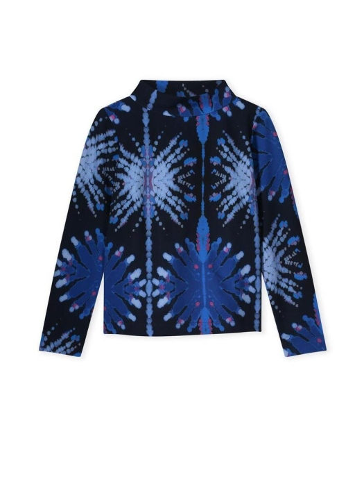 Kyra top turtle crystal print 430 deep blue