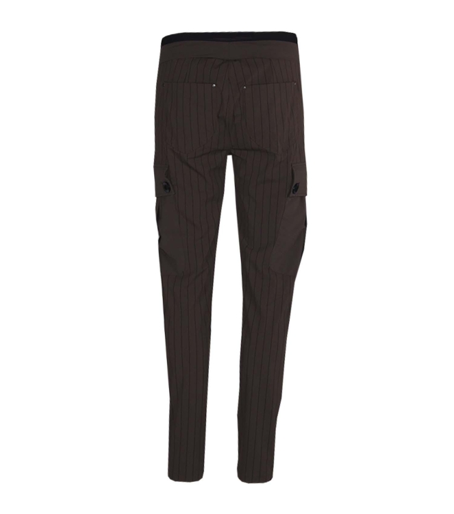 ZIP73 Broek cargo pinstripe Taupe
