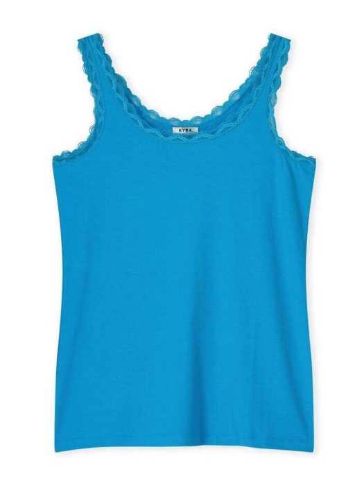 Kyra singlet lace basic jersey 415 blue lagoon