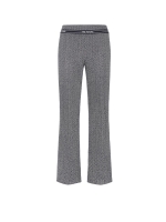 Cambio Faith mit strassdetail 813 Black creme herringbone