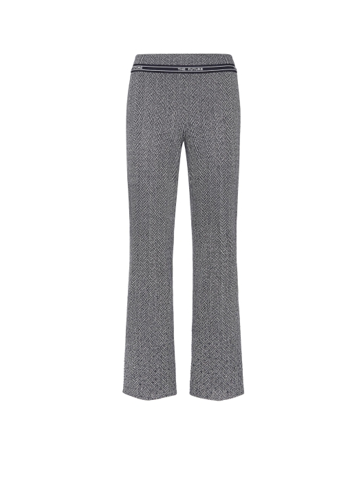 Cambio Faith mit strassdetail 813 Black creme herringbone