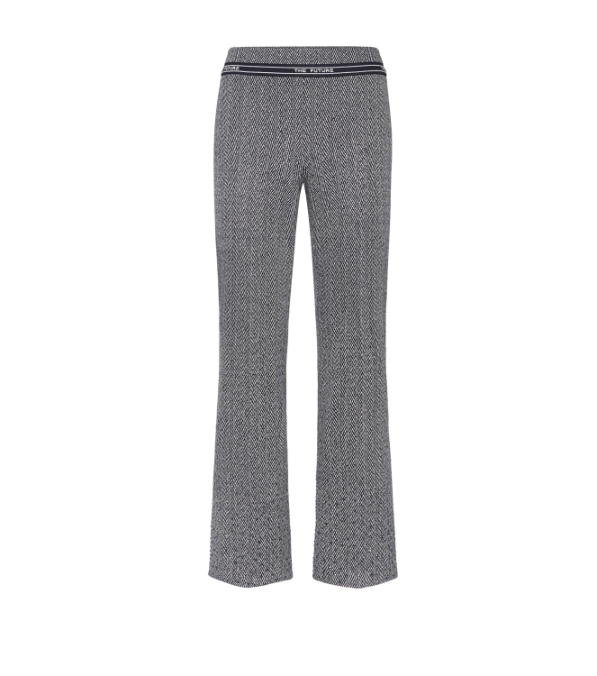 Cambio Faith mit strassdetail 813 Black creme herringbone