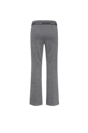 Cambio Faith mit strassdetail 813 Black creme herringbone