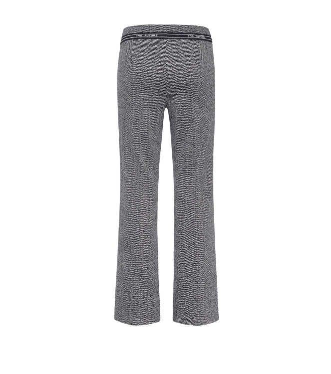 Cambio Faith mit strassdetail 813 Black creme herringbone