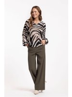 Studio Anneloes Elain zebra crepe top 1474 kit/ new army