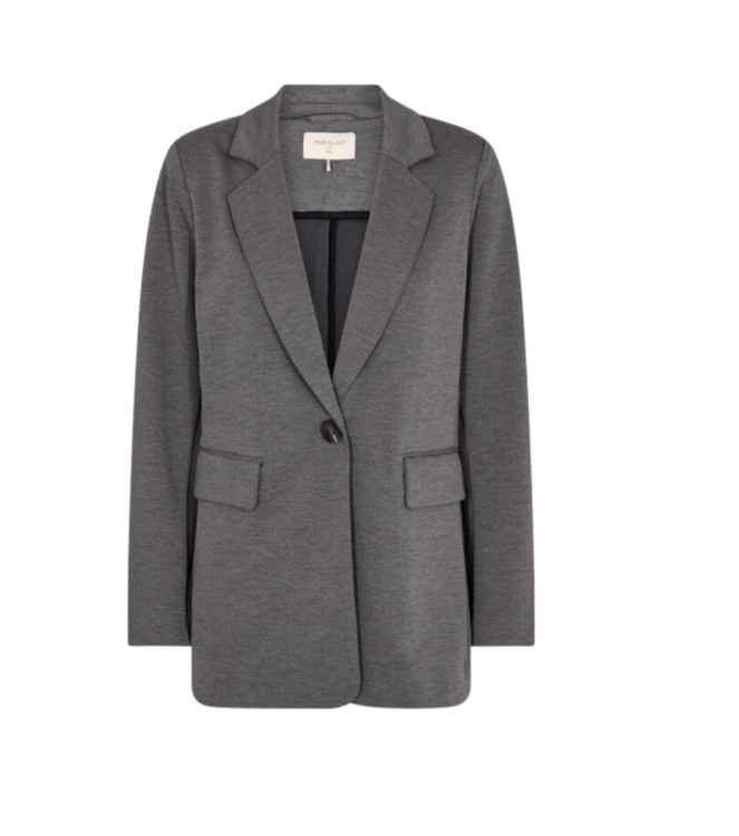 Freequent Blazer Dark Grey Melange