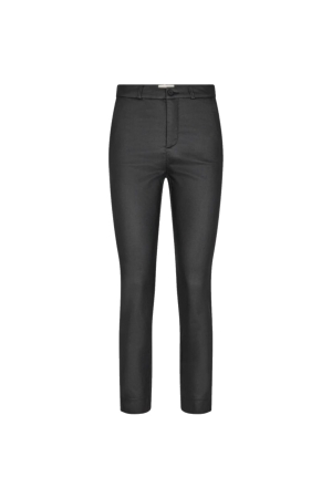 Freequent Full length coated power stretch fabric Black