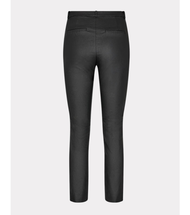 Freequent Full length coated power stretch fabric Black