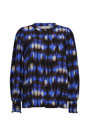 Freequent Shirt Wedgewood w. black