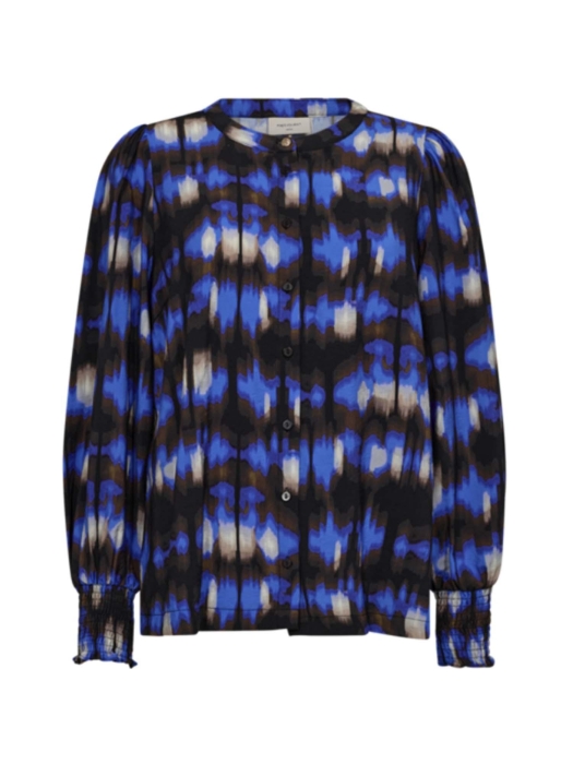 Freequent Shirt Wedgewood w. black