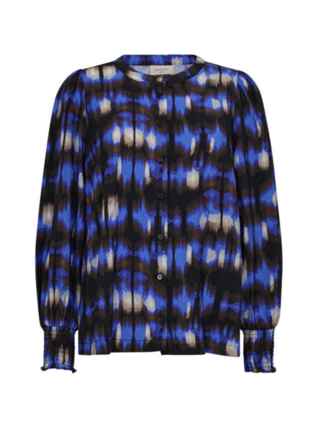 Freequent Shirt Wedgewood w. black
