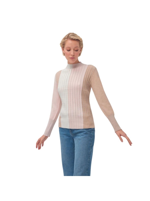Leo en Ugo Top AW440 PkBg Pink/beige