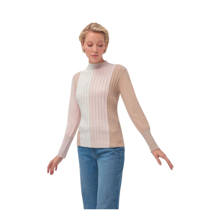 Leo en Ugo Top AW440 PkBg Pink/beige