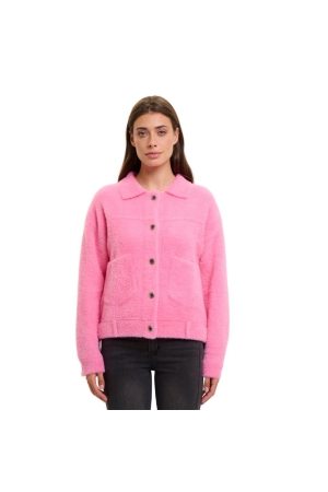 Rino en Pelle Boxy jacket 10796 bright pink
