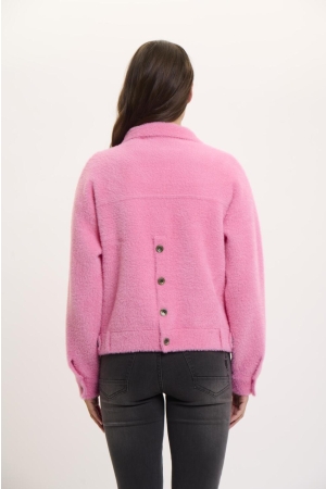 Rino en Pelle Boxy jacket 10796 bright pink