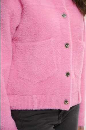 Rino en Pelle Boxy jacket 10796 bright pink