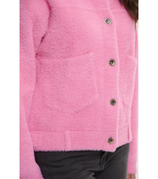 Rino en Pelle Boxy jacket 10796 bright pink