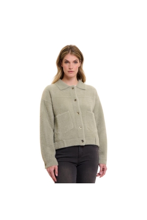 Rino en Pelle Boxy jacket 10812 dusty khaki
