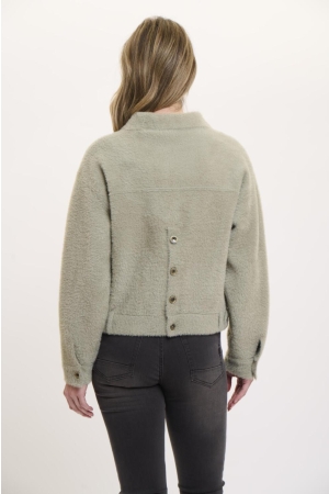Rino en Pelle Boxy jacket 10812 dusty khaki