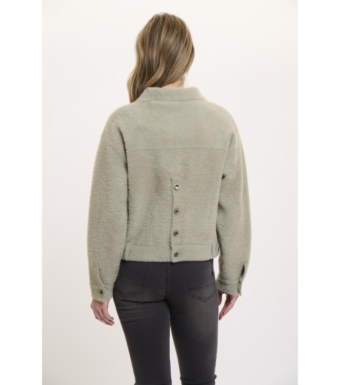 Rino en Pelle Boxy jacket 10812 dusty khaki