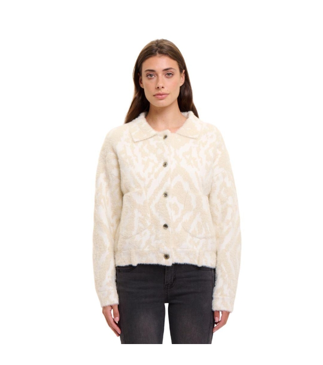 Rino en Pelle Boxy jacket 10824 birch ikat