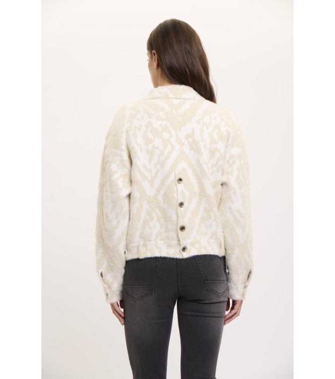 Rino en Pelle Boxy jacket 10824 birch ikat