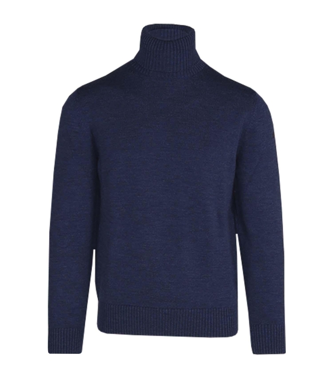 Paul and Shark Wool turtleneck w moon badge 635 antra