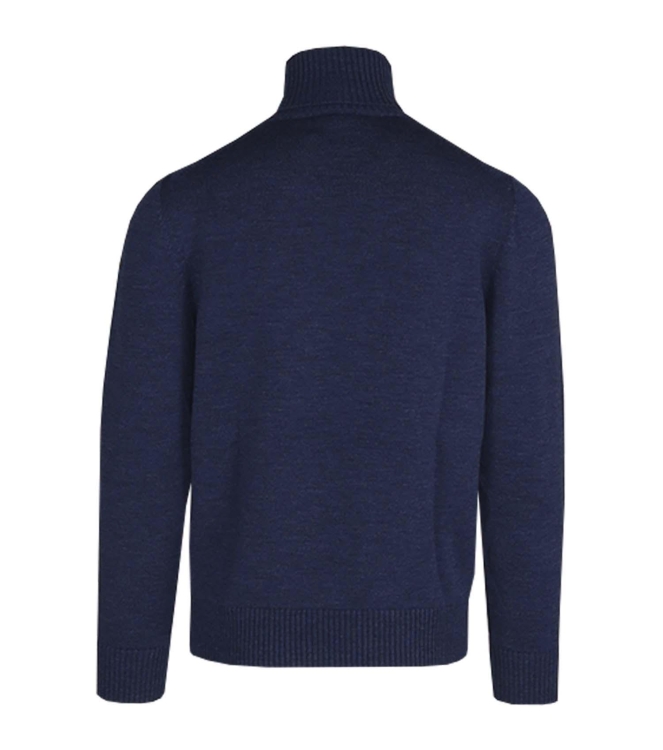 Paul and Shark Wool turtleneck w moon badge 635 antra