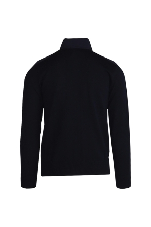Paul and Shark Wool full zip msweater w.typhoon  050 Navy