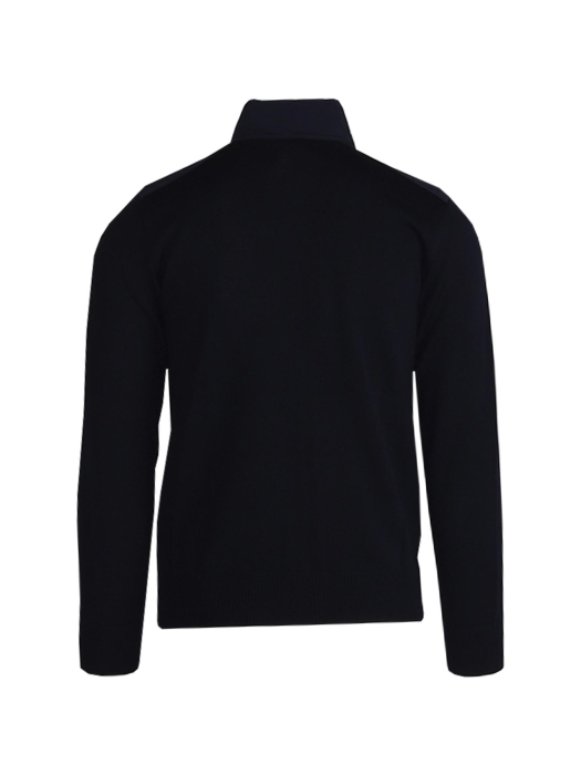 Paul and Shark Wool full zip msweater w.typhoon  050 Navy