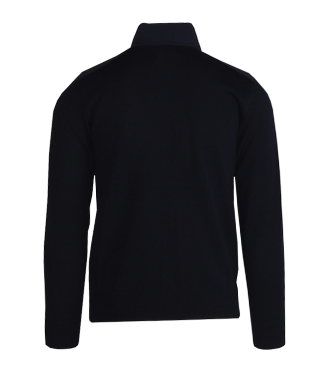 Paul and Shark Wool full zip msweater w.typhoon  050 Navy